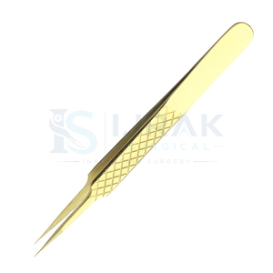 Pince à épiler de précision antistatique en acier inoxydable à pointe affûtée pour séparation des cils, modèle Ijrak chirurgical amélioré, vente en gros - Product Image 5