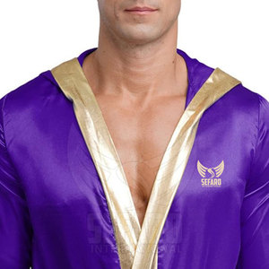 Wholesale Jiu Jitsu Kimono Boxing <b>Robes</b> Customized Logo Boxing <b>Robes</b> Latest Design Boxing <b>Robes</b> - Product Image 4