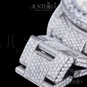 นาฬิกาข้อมือเพชรโมอิสซาไนต์คุณภาพส่งออก ดีไซน์หรูหราสำหรับผู้หญิง พร้อมดีเทลประณีต วางจำหน่ายแล้ว - Product Image 6