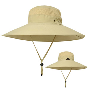 Sombreros de Pesca y Escalada con Protección Solar, Sombreros de Pescador con Estampado Personalizado, Sombreros de Ala Ancha de 15 cm, Sombrero de Sol Impermeable con Cordón - Product Image 3
