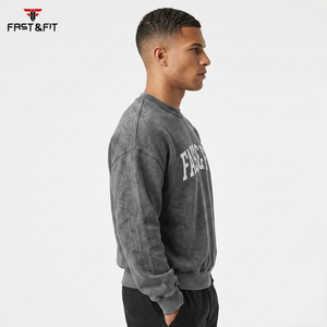 Top Trending New Fashion Winter Hoodies Breathable Quick Dry Digital Printing Custom Logo <b>Plain</b> Dyed Drop Shoulder <b>Sweatshirt</b> - Product Image 3
