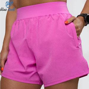 Women High Waisted Athletic Shorts Yoga Gym Fitness Running Workout Shorts Breathable Activewear OEM Services - Product Image 1