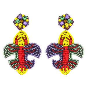 Pendientes colgantes de mariposa con cuentas verdes y perlas de imitación, joyería de fiesta bohemia chapada en oro para mujer - Product Image 5