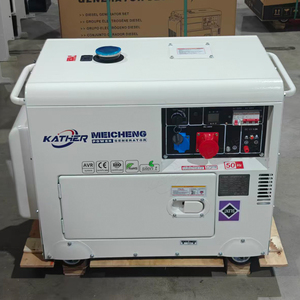 Générateur Diesel Électrique Super Silencieux KATHER 3KVA <span class=keywords><strong>6KVA</strong></span> 10KVA 5KW 6KW 8KW 9KW Démarrage Électrique/Automatique Moteur de Marque - Product Image 3