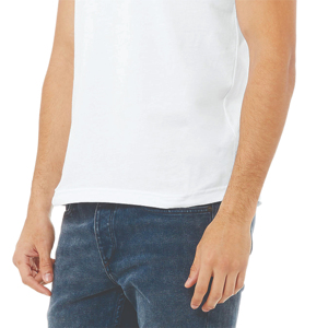 T-shirts personnalisés en coton 100% à col en V, respirants, grandes tailles, écologiques, imprimés en gros, vêtements d'été pour hommes avec logo OEM - Product Image 4