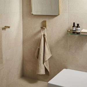 Crochets muraux plaqués or pour salle de bain et lavabo à bas prix, porte-serviettes et patère en métal poli pour hôtel et décoration intérieure - Product Image 3