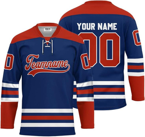 Maillot de hockey sur glace entièrement sublimé, vêtements de sport personnalisés pour les équipes de hockey adultes et jeunes - Product Image 5