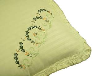 Juego de Fundas de Almohada de Algodón con Forro y Volantes, Juego de 4 Fundas de Cojín Premium para Dormitorio, 74x50cm, Cierre de Cremallera, Colores Disponibles - Product Image 3