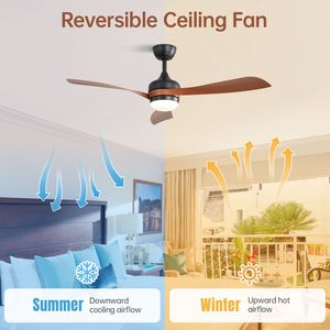 Ventilatore da Soffitto LED da 52 Pollici con Motore DC Reversibile, Luce LED 18W, Telecomando, 3 Pale in ABS, Funzioni Dimmerabili e Temporizzabili - Product Image 5
