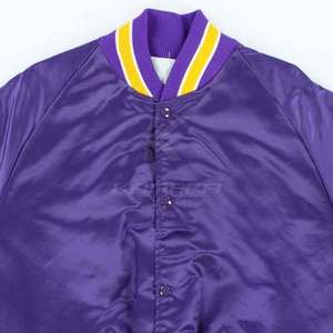 Men's Silk Winter <b>Jacket</b> <b>with</b> Stand Collar and Front Logo Eco-Friendly Breathable <b>Fleece</b> <b>Lining</b> for Outdoor Casual Use - Product Image 3