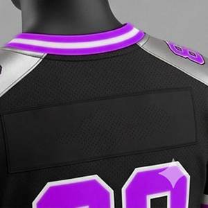 Camisetas de Fútbol Americano Sublimadas con Logotipo Personalizado, Transpirables, de Manga Corta, Duraderas, para Equipos, en Oferta - Product Image 6