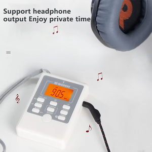 Radio Digital AM FM de Bolsillo Personalizada de Fábrica, Reloj Despertador LCD, Temporizador de Sueño, Auriculares para Estudio, Trabajo, Aire Libre y Hogar - Product Image 6