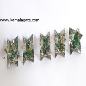 Estrellas de Orgón de Jaspe Rojo Natural al por Mayor, Gema Semipreciosa Hecha a Mano para Sanación con Estrella de Merkaba, Orgonita - Product Image 2