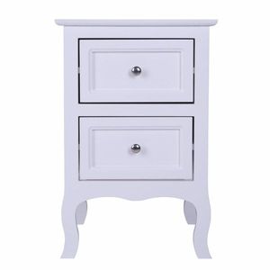 Comodino a Due Ripiani in Legno Massello, Grande, Stile Rustico Antico con Marmo Bianco per Camera da Letto o Appartamento - Product Image 2