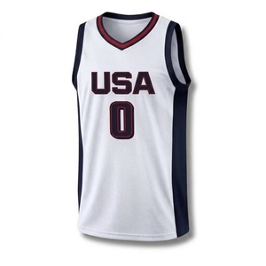 Uniformes de Baloncesto Personalizados de Alta Calidad en Tallas Grandes, Venta al Por Mayor, Impresión Digital, Jersey de Baloncesto Transpirable - Product Image 3