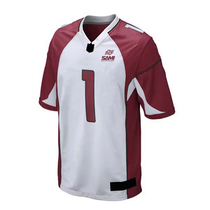 Maillot de football américain personnalisé de haute qualité, léger, durable, 100% polyester, prix de gros abordable, fabriqué au Pakistan - Product Image 1