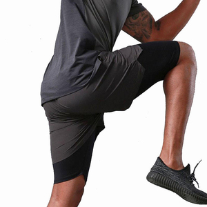 Shorts de sport respirants et à séchage rapide pour hommes avec ceinture élastique pour la course, l'entraînement et les activités sportives, service OEM - Product Image 4