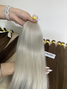 Extensiones de Cabello Natural Liso al Por Mayor a Precio de Fábrica, Color Rubio, Cabello Vietnamita 100% Natural, Todas las Longitudes de 12 a 32 Pulgadas - Product Image 6