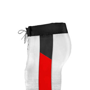 Uniforme de Fútbol Americano Sublimado Personalizado, Conjunto de Pantalones y Camiseta Blanca, Roja y Negra para Hombre, Transpirable, Cuello en V, Sin Mangas - Product Image 3
