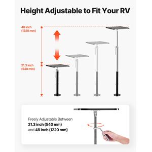 Set di 2 Supporti di Livellamento per Camper RV con Costruzione in Acciaio Verniciato a Polvere - Product Image 3