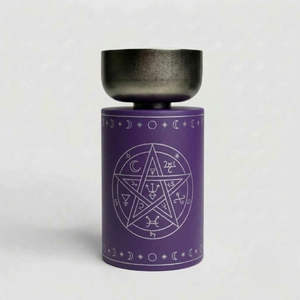 Brûleur d'encens pentacle païen artisanal, encensoir en résine phases de lune célestes, brûleur d'arômes de table, exportateur direct - Product Image 3