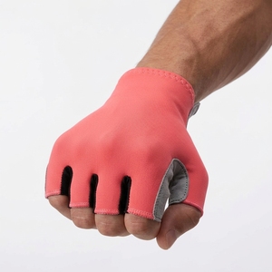 <b>Fingerless</b> Cycling <b>Gloves</b> Pink Neoprene Gel Padded Half Finger Anti Slip Shock Absorbing Bike <b>Gloves</b> - Product Image 3