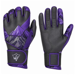 Gants de frappe de baseball avec grip, panneaux en maille respirante, cuir de qualité supérieure pour l'entraînement professionnel et la pratique quotidienne - Product Image 1
