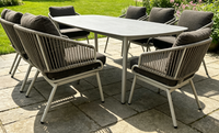 Vente directe d'usine et vente en gros de tables et chaises de haute qualité, meubles de jardin modernes résistants aux intempéries, ensemble de canapés en rotin