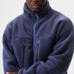 Men's Warm Fleece Jacket Winter Outdoor Casual Full Zip Soft Lightweight Comfortable Daily Wear Fleece Jacket For Men - Product Image 4