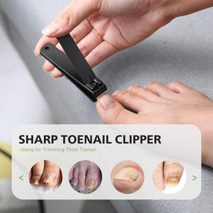 Cortauñas de Acero al Carbono de Alta Resistencia, Cortauñas de Boca Ancha para Uñas Gruesas, para Hombres y Mujeres, Nuevo Diseño, Logotipo Personalizado - Product Image 4