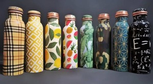 Bouteille de bière tendance de qualité supérieure, design classique, en cuivre, grande capacité, anti-fuite, compatible lave-vaisselle et micro-ondes - Product Image 4