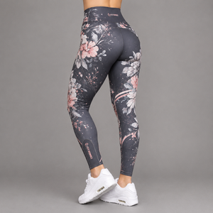 Leggings Fly Humble para Mujer, Cintura Media, Estampado por Transferencia Térmica, hasta la Rodilla, Transpirables, de Fibra de Bambú, Tejido, Casuales, para Verano - Product Image 6