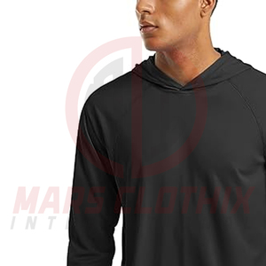 เสื้อฮู้ดดี้ลายพรางพิมพ์ลายดิจิตอลตามสั่งสำหรับผู้ชาย ขายส่งเสื้อผ้าตกปลาแบบซับลิเมชั่น เสื้อฮู้ดดี้ผู้ชาย MOQ ต่ำ - Product Image 4