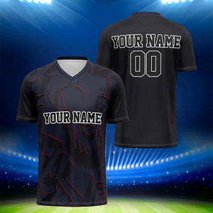 2026 Wholesale High Quality Breathable Quick Dry Football Shirt Custom Football Jersey Breathable Vintage <b>Soccer</b> Jersey - Product Image 3