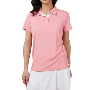 Polo scolaire pour femmes 100% coton à manches courtes, uniforme féminin, logo personnalisé, OEM, vente en gros, fabricant - Product Image 1