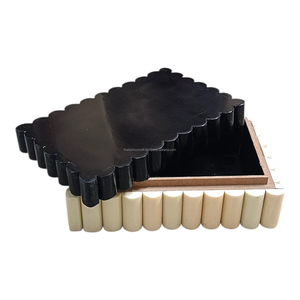 กล่องเก็บของตกแต่งฝังเรซินทำมือ – กล่องของขวัญอเนกประสงค์สำหรับจัดเก็บเครื่องประดับสำหรับตกแต่งบ้าน - Product Image 4