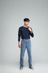 Men's High Stretch <b>Velvet</b> Thermal Pullover Crew Neck Long Sleeve Warm <b>Shirt</b> for Winter - Product Image 3