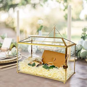 Boîtes à bijoux en métal et verre avec cadre métallique pour l'organisation des bijoux et un usage décoratif, boîtes de rangement en verre personnalisées - Product Image 4