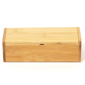 Caja de almacenamiento rectangular de bambú con logotipo láser personalizado, caja de almacenamiento de bambú para regalo. - Product Image 3