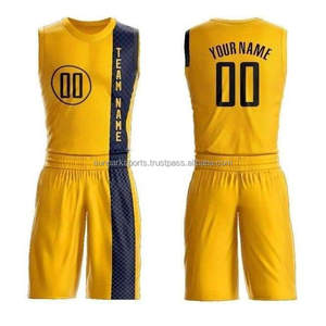 Nouveauté Maillots de basket-ball pour hommes Ensembles uniformes Respirant Grande taille Adulte Personnalisé 100% polyester Anti-UV Séchage rapide Sport - Product Image 2