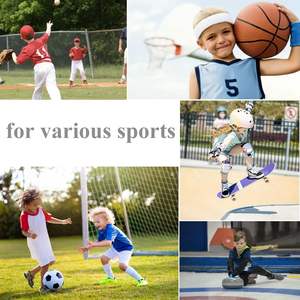 Casco de Flag Football con Acolchado para Jóvenes, Casco de Rugby Ajustable, Casco Speedflex Ligero y Transpirable para Fútbol, Hockey - Product Image 5