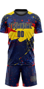Camiseta de Fútbol Sublimada Personalizada, Cuello Redondo, Manga Corta, Secado Rápido, Poliéster, Impresión con Nombre del Equipo, Ropa Deportiva Unisex para Todas las Temporadas - Product Image 5