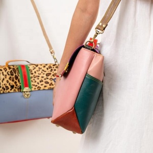 Bolsos de hombro de moda personalizados multicolor al por mayor, bolsos y carteras para mujer, bolso tote de cuero genuino, bolsos de mano para mujer - Product Image 4