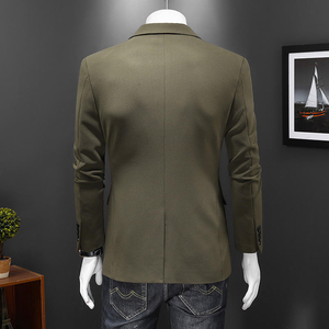 เสื้อเบลเซอร์สำหรับชุดสูทธุรกิจผู้ชาย เสื้อเบลเซอร์แฟชั่น - Product Image 4