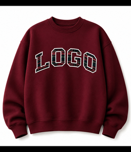 High Quality Custom Logo Print <b>Vintage</b> Unisex <b>Oversized</b> 100% Cotton Eco-Friendly Winter Autumn Mock Neck Pullover <b>Sweatshirt</b> - Product Image 1