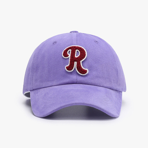 Gorra de béisbol de algodón amarillo con logotipo R bordado, unisex, ajustable, informal, para adultos, para primavera y verano - Product Image 6