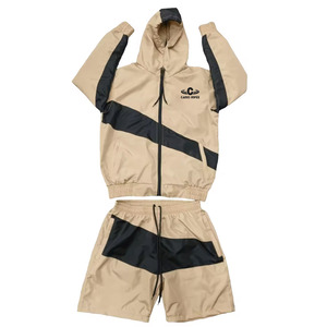Functional Comfort <b>Men</b> Windbreaker Shorts Set Made With Nylon Polyester <b>Men</b> Windbreaker Shorts Set Weekend Travel - Product Image 1
