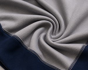 Survêtement bleu marine pour homme FN, sweat-shirt à fermeture éclair à manches longues avec imprimé color block, respirant, coupe régulière, vêtements de sport - Product Image 6