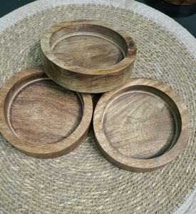 Support en bois de noyer noir naturel, support d'affichage en bois personnalisé, base en bois, ornements de bureau en bois - Product Image 3