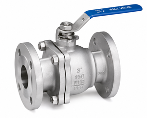 Vanne à boisseau sphérique WCB 3'' 2 pièces à passage plein F/E 150 #   Poignée de fixation SS304 W/P : CS - Product Image 1